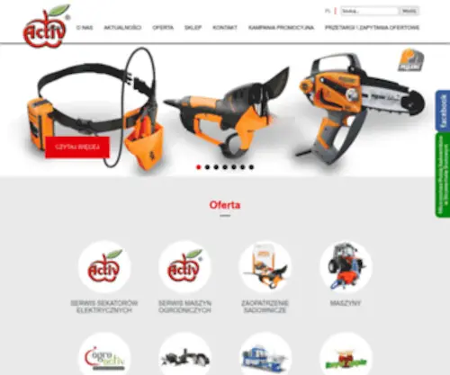 Activ.com.pl(Centrum Zaopatrzenia Sadownictwa) Screenshot