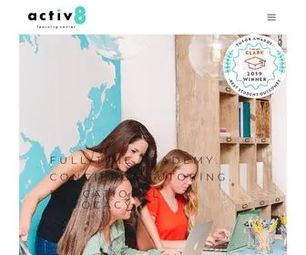 Activ8Learning.com(Activ8 Learning Center) Screenshot