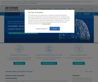 Activase.com(Treatment for Acute Ischemic Stroke (AIS)) Screenshot