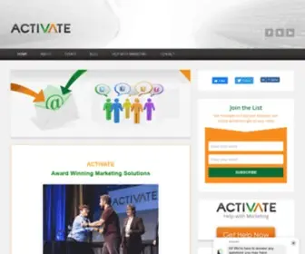 Activatebiz.com(Help with Marketing) Screenshot