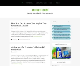 Activatecard.ca(Activate Card) Screenshot