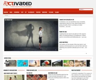 Activated.org(The official website of Activated Magazine. Activated) Screenshot