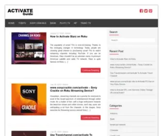 Activateguide.com(How to Activate Your Devices from) Screenshot