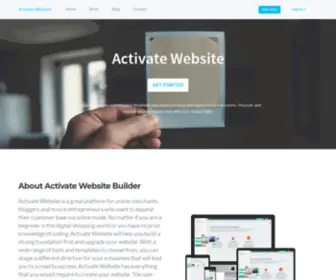 Activatewebsite.com(Build a Website) Screenshot