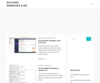 Activatewindows10.com(Activate Windows and Microsoft Office) Screenshot