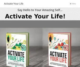 Activateyourlifebook.com(50 Transformational Exercises From Coaches Around The World) Screenshot