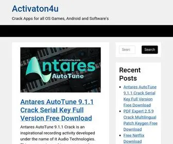 Activaton4U.com(Crack Apps for all OS Games) Screenshot