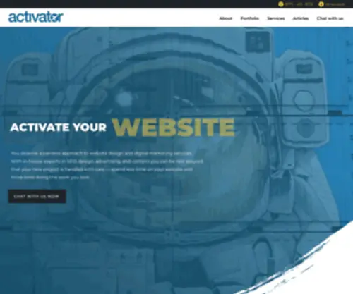 Activatorstudios.com(Activator Studios) Screenshot