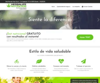 Activatunutricion.com(Miembro de Herbalife Independiente) Screenshot