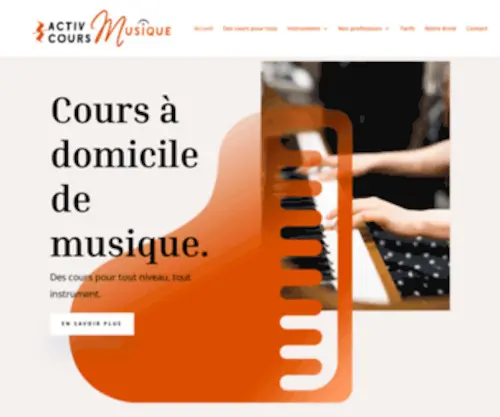 ActivCours-Musique.com(ACTIV’COURS®) Screenshot