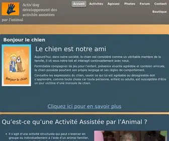 Activdog.be(Développement assistée par l'animal) Screenshot