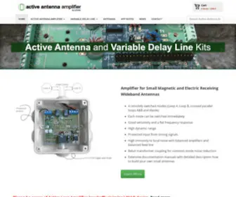 Active-Antenna.eu(Active Antenna Amplifier and Delay Line Radio Kits by LZ1AQ) Screenshot