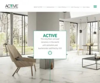 Active-Ceramic.com(Eco Active ceramic tiles) Screenshot