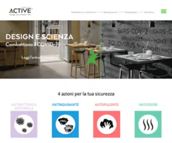 Active-Ceramic.it(Active Surfaces) Screenshot