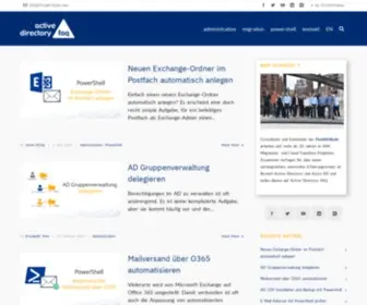 Active-Directory-Faq.de(Active Directory FAQ) Screenshot