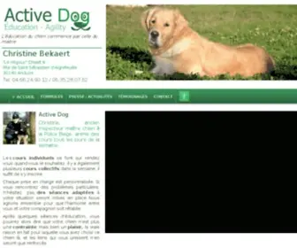 Active-Dog.fr(Active dog) Screenshot