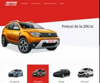 Active-Rentacar.ro(Active Rent a Car) Screenshot