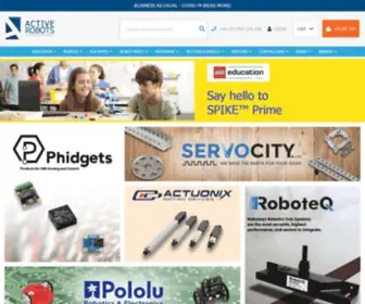 Active-Robots.com(Active Robots) Screenshot