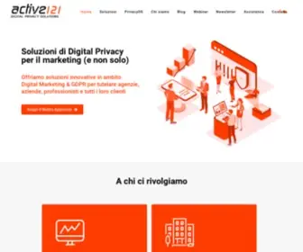 Active121.com(Soluzioni di Digital Privacy per il marketing (e non solo)) Screenshot