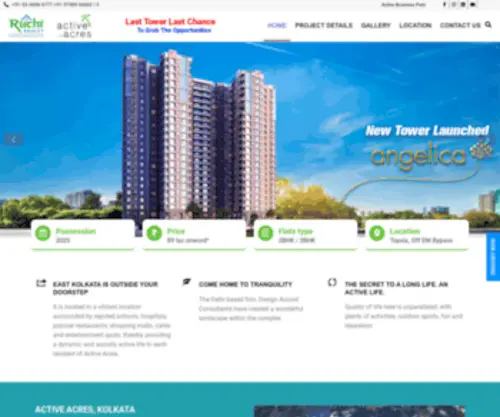 Activeacres.in(ACTIVE ACRES) Screenshot