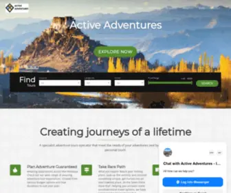 Activeadventureindia.com(Home 1) Screenshot