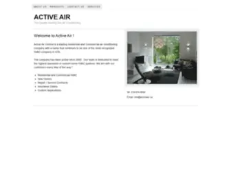 Activeair.ca(Activeair) Screenshot