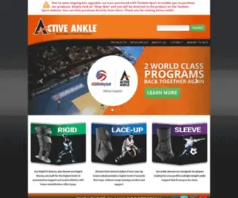 Activeankle.com(Active Ankle) Screenshot