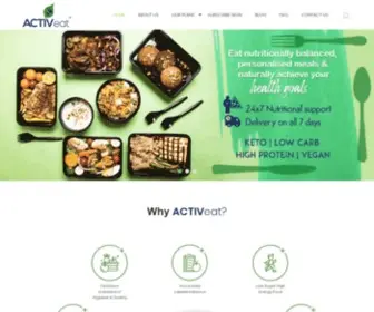 Activeat.in(Customised Healthy Meal Subscription in Mumbai) Screenshot