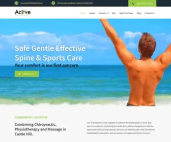 Activebackcare.com.au(Chiropractic, Physio & Remedial Massage Castle Hill) Screenshot