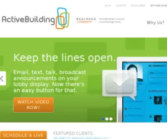 Activebuilding.com(ActiveBuilding from RealPage) Screenshot