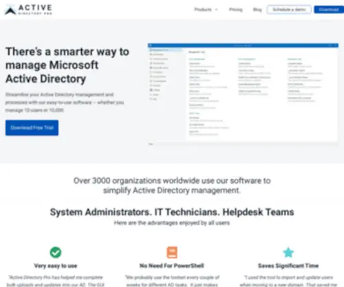 Activedirectorypro.com(Active Directory Pro) Screenshot