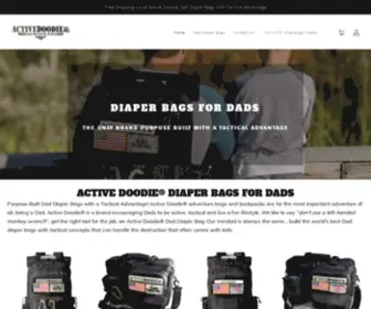 Activedoodiegear.com(Active Doodie® Dad Diaper Bag Backpacks and Dad Gear) Screenshot