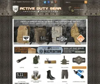 Activedutygear.com(Active Duty Gear) Screenshot