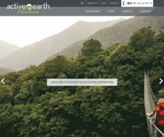 Activeearthadventures.com(Active Earth Adventures) Screenshot