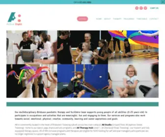 Activeeight.com.au(Brisbane Paediatric Therapy Reimagined) Screenshot