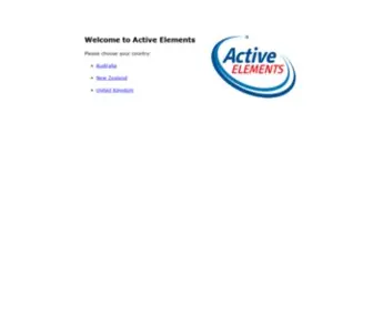 Activeelements.com(A new approach to a therapy) Screenshot