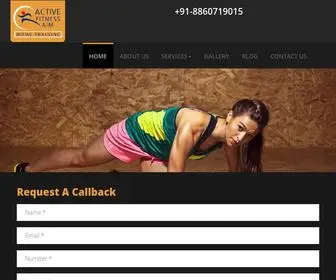 Activefitnessaim.in(Home Fitness Personal Trainer in Gurgaon) Screenshot