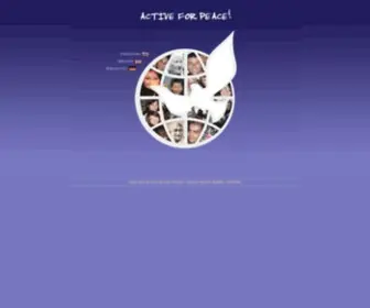 Activeforpeace.org(ACTIVE FOR PEACE) Screenshot