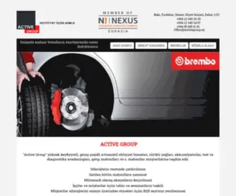 Activegroup.az(Active Group Web Page) Screenshot