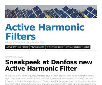 ActiveharmonicFilter.net(Active Harmonic Filters) Screenshot