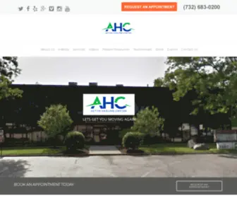 Activehealingcenternj.com(Chiropractor) Screenshot