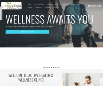 Activehealthclinic.ca(Chiropractor in Victoria) Screenshot