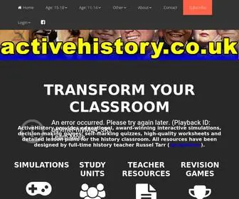 Activehistory.co.uk(Online History Simulations) Screenshot