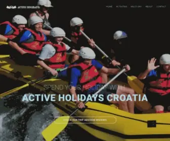 Activeholidays-Croatia.com(Best multi day holidays in Croatia from leading activity and adventure expert in field) Screenshot