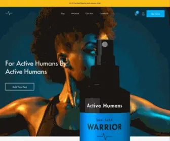 Activehumans.ca(For Active Humans By Active Humans) Screenshot