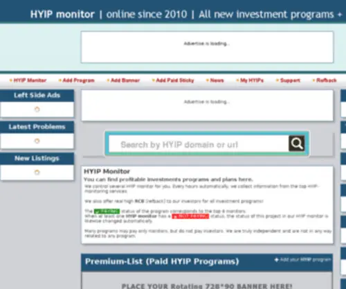Activehyips.com(Hyip) Screenshot