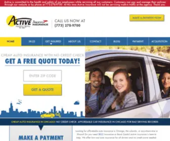 Activeinsurance.com(Chicago Auto Insurance) Screenshot