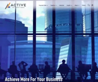 Activeinternational.co.uk(Power Your Advertising with Active International) Screenshot