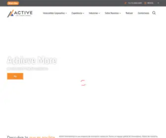 Activeinternational.mx(Achieve More In The What's Next Economy) Screenshot