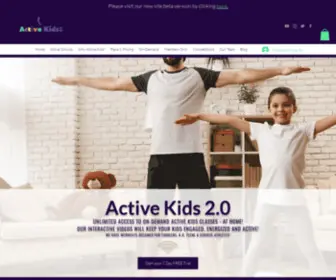 Activekids2.com(Active Kids 2.0) Screenshot